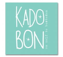 Kadobon Turquoise 12 stuks
