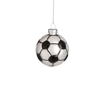 Ornament Fußball silber - h7,5cm