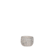 Olaf pot round gray - h7xd8cm