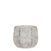 Olaf pot round gray - h12.5xd14cm
