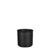 Momo cylinder pot, dark gray - h16xd16cm