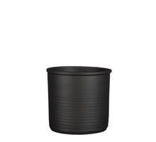 Momo pot cilinder d.grijs - h21xd23cm
