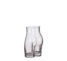 Silhouette vaas glas - l12xb9xh18cm