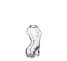 Silhouette vaas glas - l8xb6xh15,5cm