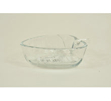 Set/6 glasschaaltje ''aardbei'' 13x13x4cm helder