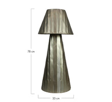 Floor lamp metal 35x35x78cm Gold