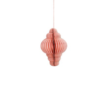 Ornament pegel recycled paper roze - h14xd9cm