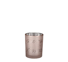 Arya tea light holder off white - h12.5xd10cm