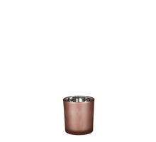 Danique tea light holder l. brown - h8xd7cm