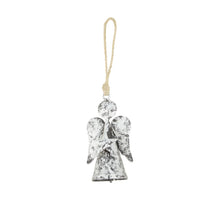 Hanger angel metal 8x6x14cm Antique Silver