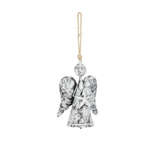 Hanger angel metal 12x8x18cm Antique Silver