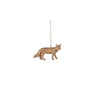 Ornament fox gold - l9.5xw3xh5.5cm