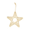 Pendant star paper rope 18x1x18cm Natural