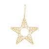 Hanger star paper rope 24x1x24cm Natural