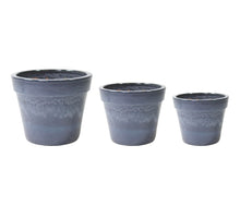 Glazed Basic Pot Ant. Grey S3 D18/38H15/30cm