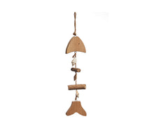 Wooden fish skeleton 10x36cm