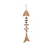 Wooden fish skeleton 24x95cm