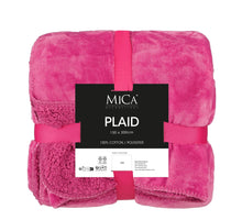 Mardy fleece plaid fuchsia - l200xb150cm