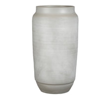 Aveiro vase round l. gray - h50xd27cm