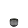 Aveiro pot round black - h13xd15cm