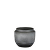 Aveiro pot round black - h17xd21cm