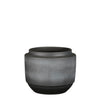 Aveiro pot round black - h21xd25cm