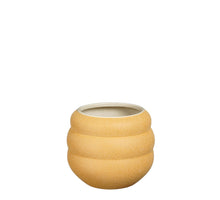 Glen pot round ochre - h14xd14cm