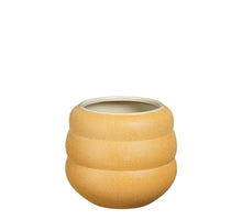 Glen pot round ochre - h16xd16cm