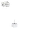 Theelicht led wit 4 stuks battery operated - h4,6xd3,8cm