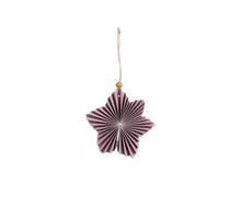 Ornament ster lila FSC Mix - h3xd10cm