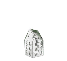 House recycled glass - l6.5xw6.5xh11.5cm