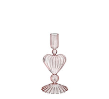 Hazel candlestick pink - h20xd9cm