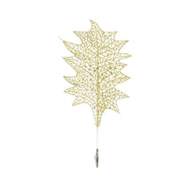 Clip hulst goud - l37xb19xh2cm