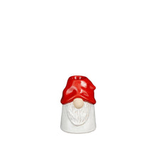 Santa Claus candlestick red - l7.5xb6.5xh10cm