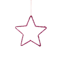 Ornament ster fuchsia - d25cm