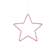 Ornament ster roze - d25cm