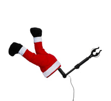 Santa's legs red adapter included - l17xw13xh35cm