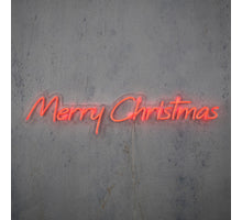 Neon light merry christmas rood 300led IP20 - l20xb94cm