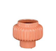 Prizzi pot rond roze - h22xd24cm
