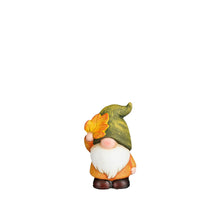 Decoratie gnoom groen - l8,5xb7,5xh14cm