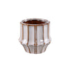 Bloempot Skyper beige/roze D12 H12 cm