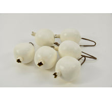 Pomegranate 7.5x5.5x5.5cm 6pc poly White