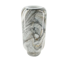 Vase glass 19x19x40.5cm Brown/Black