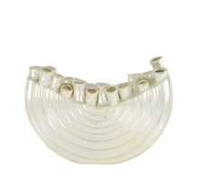 Vase ceramic 34.5x9x27.5cm White