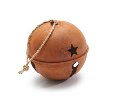 Metal bell hanger 12cm rusty
