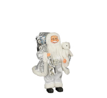 Kerstman zilver - l25xb15xh40cm