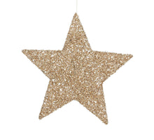 Ster hangend dicht champagne - d40cm
