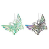 Ornament butterfly green blue 2 assorted - l14xb1xh11.5cm