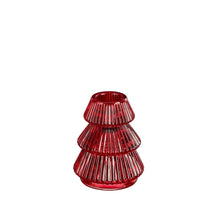 Kandelaar boom rood - h8xd6,5cm
