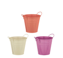 Joey pot rond lila zalm beige 3 assorti - h10xd12cm